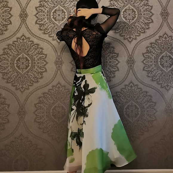 Custom made 100% silk skirt - Picture 11 of 14